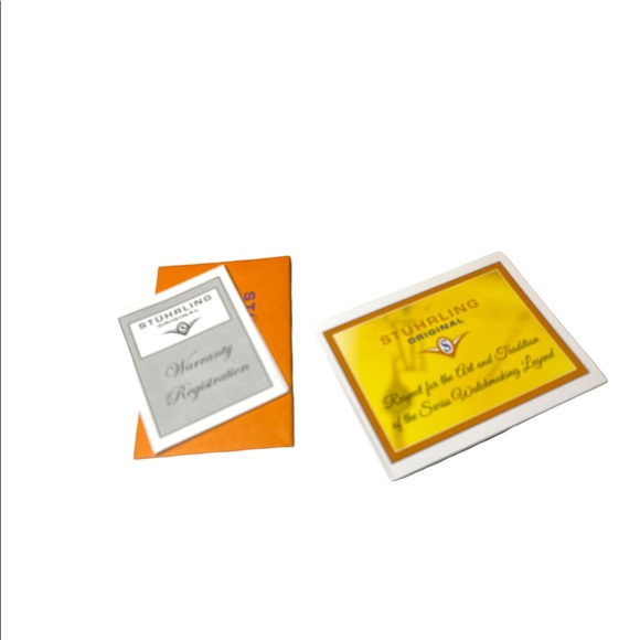 - NIB STUHRLING Origional womens watch with leather bands box papers - Picture 7 of 15